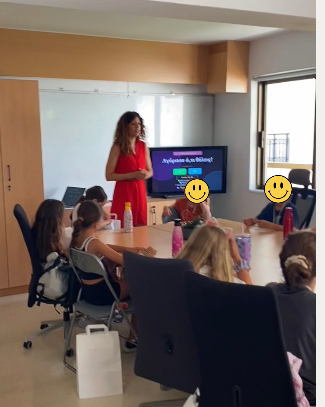Στιγμιότυπο από το 1ο workshop Kids in Business
